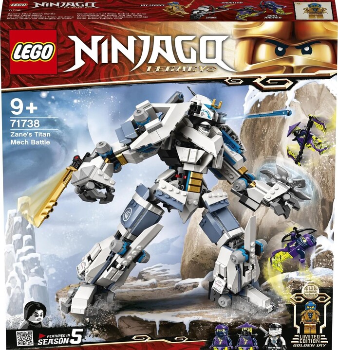 LEGO® NINJAGO® 71738 Zane a bitva s titánskými roboty_977032649