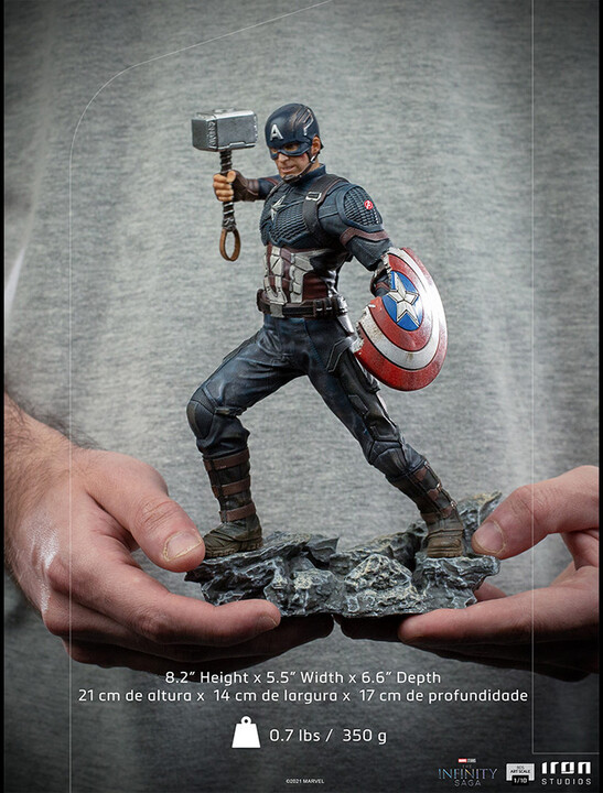 Figurka Iron Studios The Infinity Saga - Captain America Ultimate BDS Art Scale, 1/10_698825324