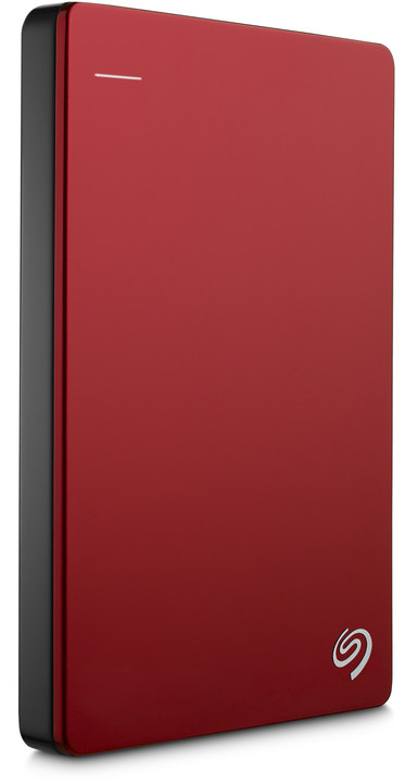 Seagate BackUp Plus Slim Portable 1TB, červená_1971605500