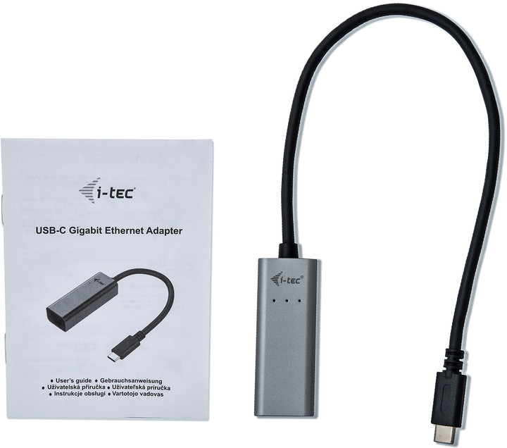 i-tec USB C adapter Metal Gigabit Ethernet 1x USB-C na RJ-45 LED_1675624940