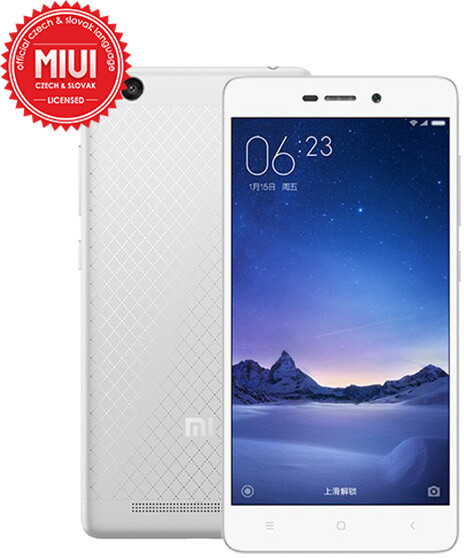 Xiaomi RedMi 3 - 16GB, stříbrná_1872984852
