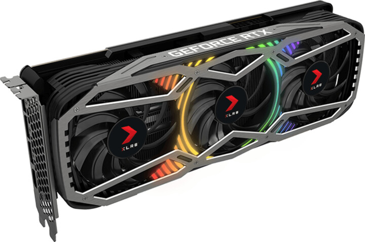 PNY GeForce RTX3080 10GB XLR8 Gaming REVEL EPIC-X RGB Triple Fan Edition, LHR, 10GB GDDR6X_933609922