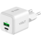 YENKEE GaN síťová nabíječka YAC G38 VOLT, USB-A, USB-C, 18W+20W, bílá_1805950315