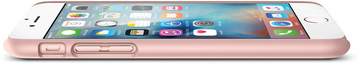 Spigen pouzdro Thin Fit pro iPhone 6/6s, rose gold (v ceně 499 Kč)_579223488