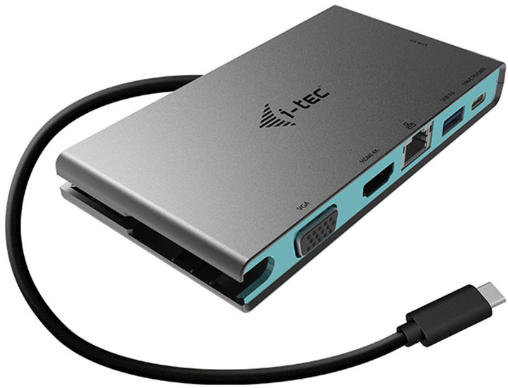 i-tec USB-C Travel Dock 4K HDMI or VGA, 20cm USB-C Cable_997323516