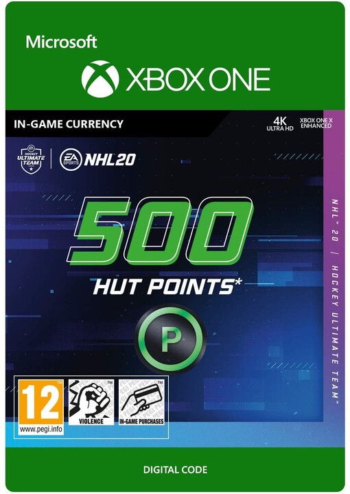 NHL 20 - 500 HUT Points (Xbox ONE) - elektronicky_108916458