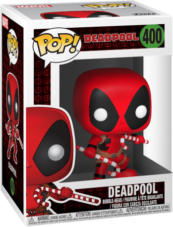 Figurka Funko POP! Deadpool - Holiday Deadpool with Candy Canes_1038955627