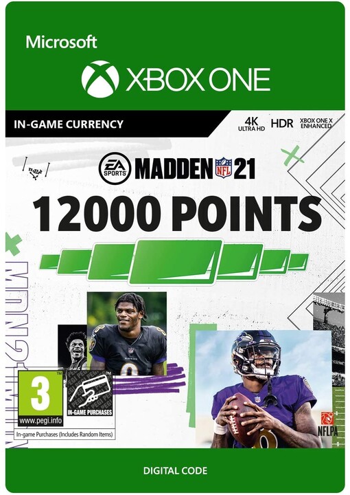 Madden NFL 22 - 12000 Madden Points (Xbox) - elektronicky_2104644569