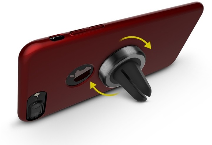Mcdodo zadní magnetický kryt pro Apple iPhone 7, červená_1830548193