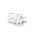 EPICO síťová nabíječka s výměnnou koncovkou (EU/UK), USB-C PD, 20W, bílá_951986622