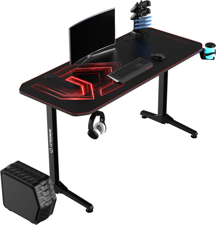 Ultradesk Frag, černý/červený_465384240