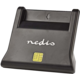 Nedis čtečka čipových karet, USB, Smart Card ID-1, standardní biometrické čipy, USB 2.0, černá