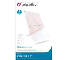CellularLine univerzální ochranná fólie displeje pro 7&quot;, lesklá, 2ks_20989843