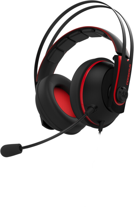 Sluchátka ASUS sluchátka Cerberus V2 gaming headset RED v hodnotě 1 699 Kč_241689140