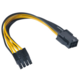 Akasa kabel PCIe 6-pin na 8-pin, ATX 12V, 15cm_421665806