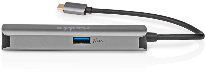 Nedis Multiportový adaptér USB-C, USB-A, USB-C, HDMI, RJ45_375722096