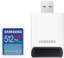 Samsung SDXC 512GB PRO Plus + USB adaptér MB-SD512SB/WW