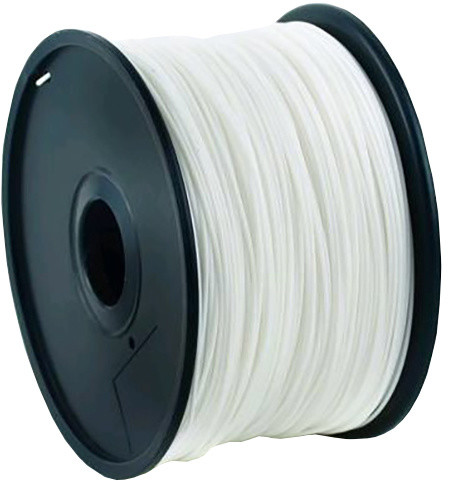Gembird tisková struna (filament), ABS, 1,75mm, 1kg, bílá_754233483