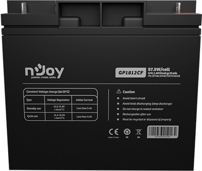 nJoy GP1812CF, 12V/18Ah, VRLA AGM, T3- Baterie pro UPS_1736544667