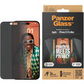 PanzerGlass ochranné sklo Privacy pro Apple iPhone 15 Pro Max s instalačním rámečkem_1835210392