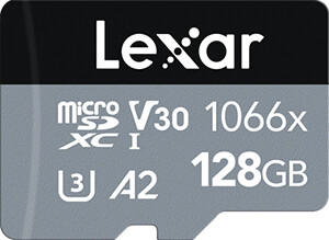Lexar High-Performance 1066x UHS-I U3 (Class 10) micro SDXC 128GB + adaptér_30155565