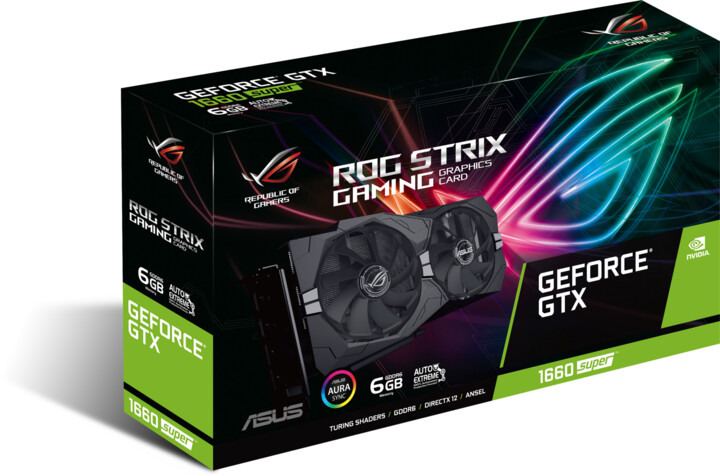 ASUS GeForce ROG-STRIX-GTX1660S-6G-GAMING, 6GB GDDR6_162130456