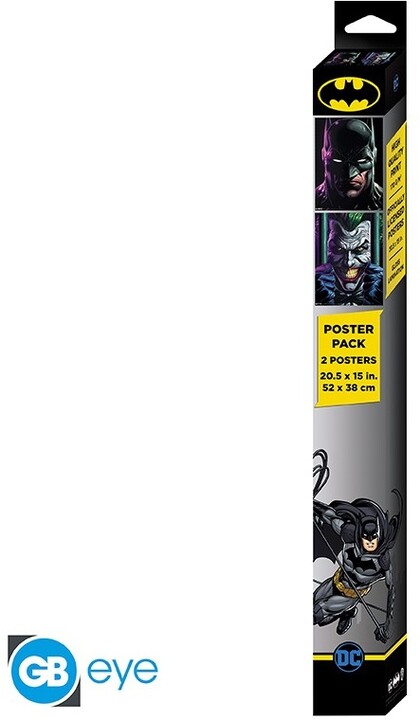 Plakát DC Comics - Batman snd Joker, Chibi set, 2ks, (52x38)_1657620825
