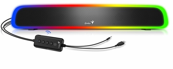 Genius USB SoundBar 200BT, černý_956301661