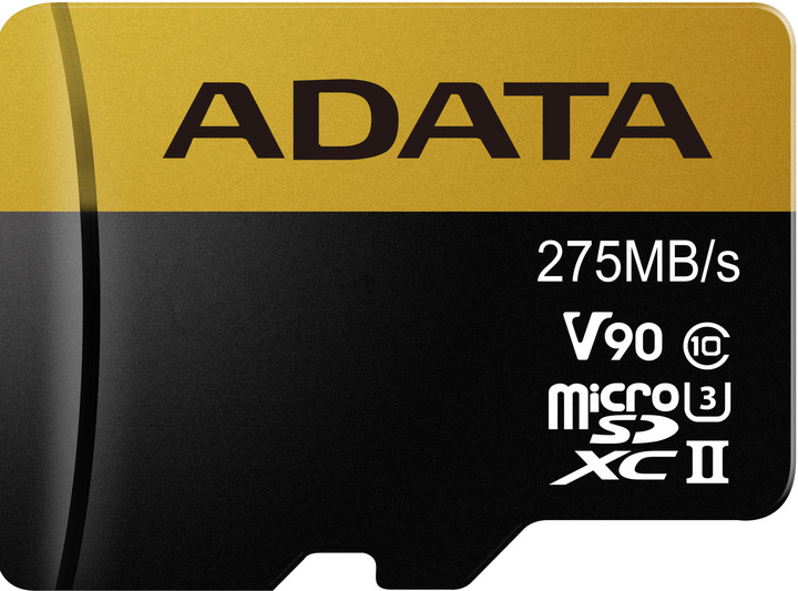 ADATA Micro SDXC Premier One 64GB UHS-II U3 + SD adaptér