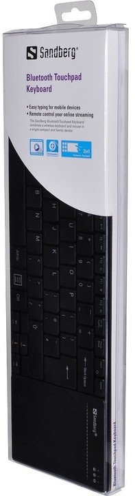 Sandberg Bluetooth Touchpad Keyboard, UK_1261894014