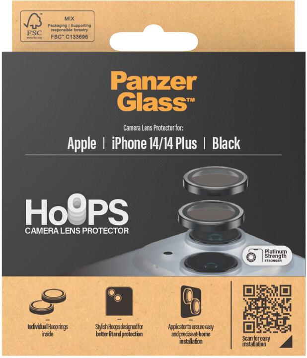 PanzerGlass HoOps ochranné kroužky pro čočky fotoaparátu pro Apple iPhone 14/14 Plus_1742358586