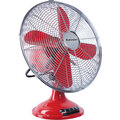 Rohnson R-864 kovový stolní ventilátor 30 cm, červená_182887028