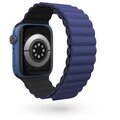 EPICO magnetický pásek pro Apple Watch 42/44/45mm, černá/modrá_371522319