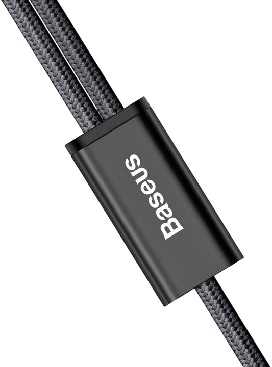 Baseus kabel Rapid Series 2-in-1 Micro + Type-C 3A 1.2M, černá_895628534