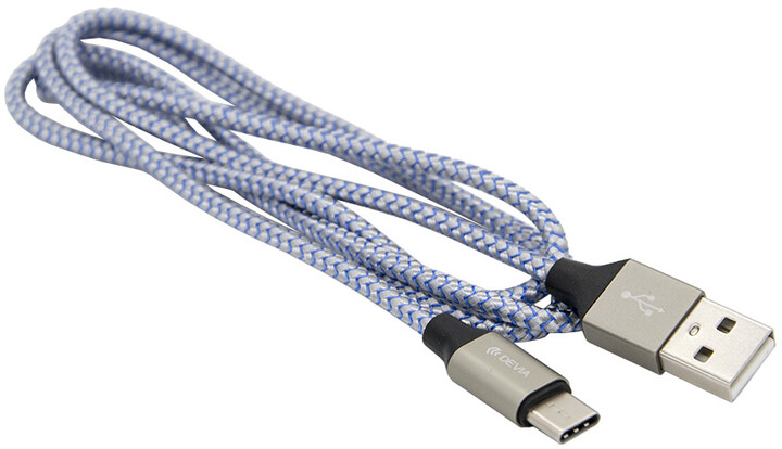 DEVIA Vogue USB-C 3.1 kabel, pletený_1751483400