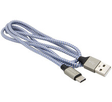 DEVIA Vogue USB-C 3.1 kabel, pletený DATMICRODEV-C