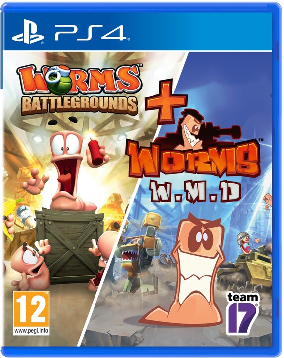 Worms Battlegrounds + Worms W.M.D (PS4)_905598429