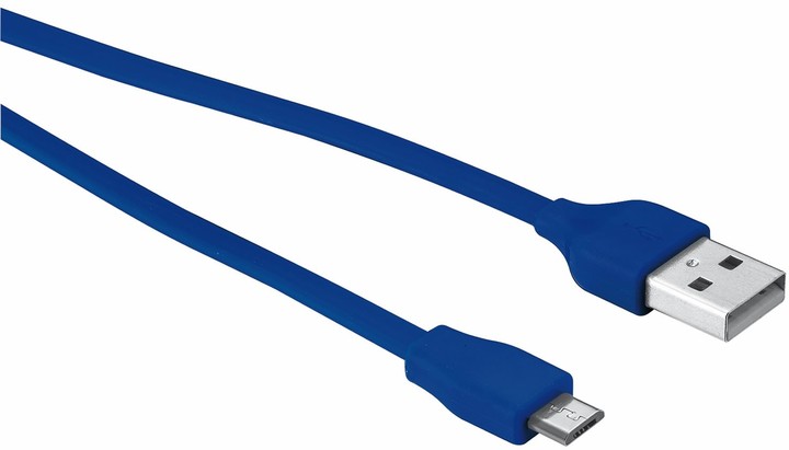 Trust Flat Micro-USB Cable 20cm - blue_857888568