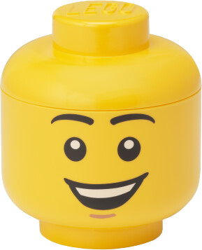 Úložný box LEGO Hlava - šťastný chlapec (mini)_1872110088