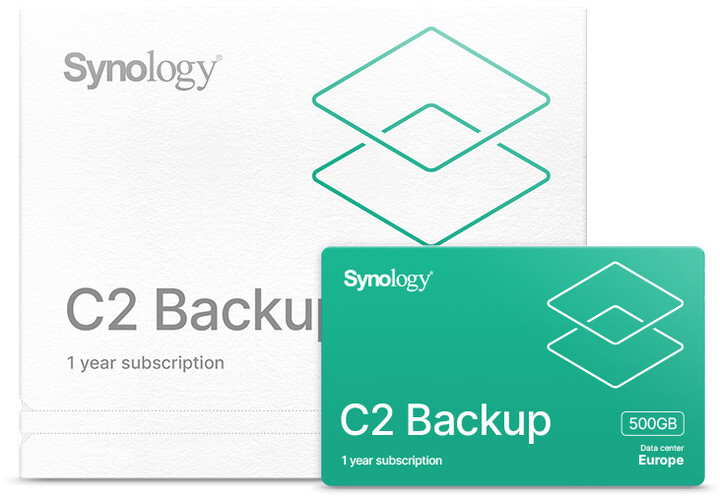 Synology C2 Backup, 500GB na 1 rok, kartička_2081872157