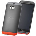 HTC pouzdro Double Dip Hard Shell HC C940 pro HTC ONE M8, šedá_86231920
