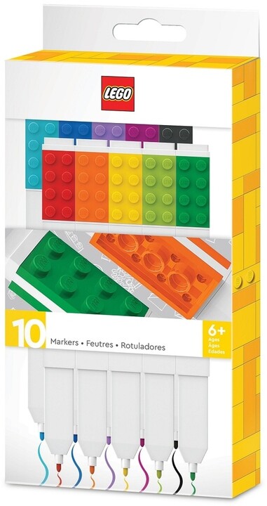 Fixy LEGO, mix barev, 10 ks_369397789