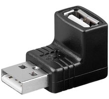 PremiumCord USB redukce A-A, Male/Female 90° kur-17