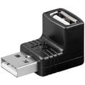 PremiumCord USB redukce A-A, Male/Female 90°_2086182623