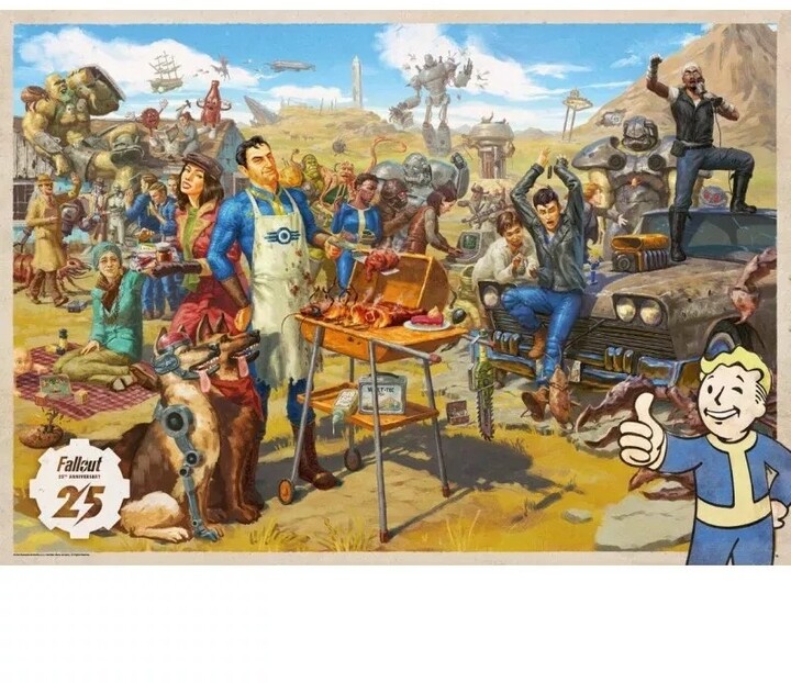 Puzzle Fallout - 25th Anniversary, 1000 dílků_1948256479
