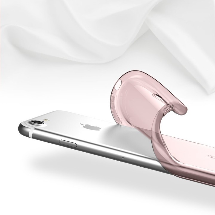 Mcdodo zadní kryt pro Apple iPhone 7/8, růžovo-čirá_1255626103