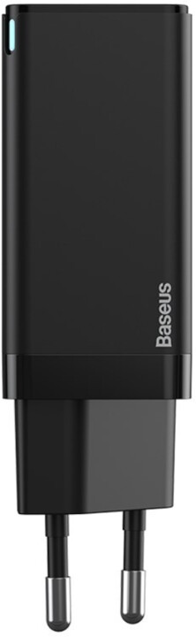 Baseus cestovní nabíječka GaN2, 2xUSB-C, 45W, černá + USB-C kabel, 60W_1447868582