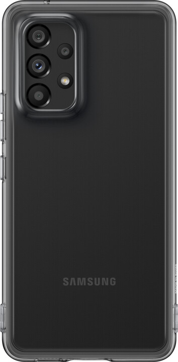 Samsung poloprůhledný zadní kryt pro Galaxy A53 5G, černá_1616538531