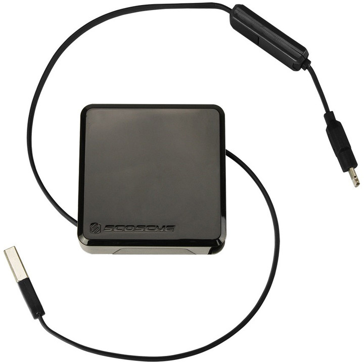 Scosche I2MBOX navíjecí Lightning a Micro USB kabel, černá_2041535990