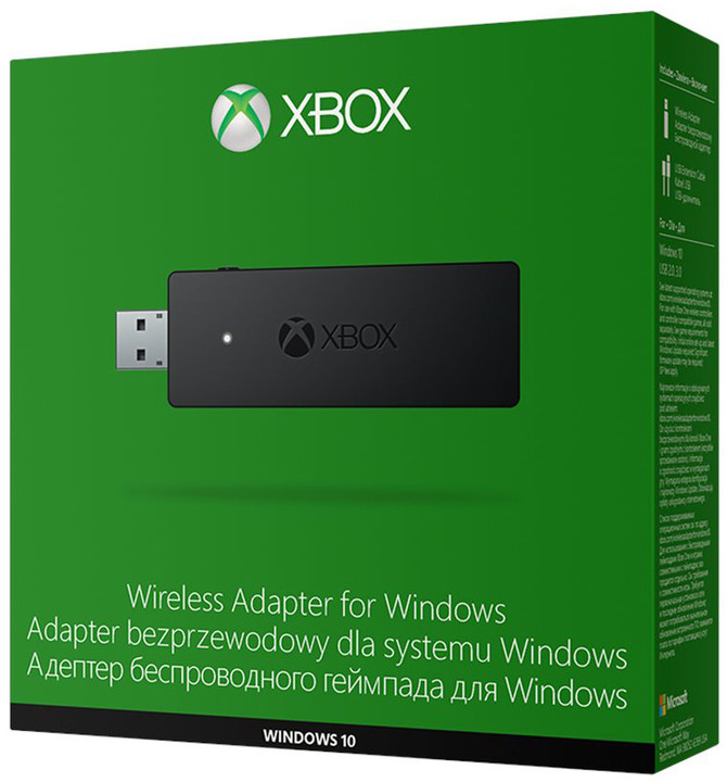 Xbox ONE Bezdrátový adaptér pro připojení ovladače k PC_2115348125